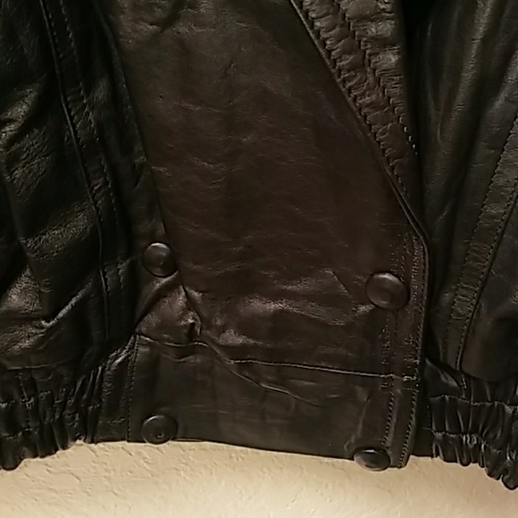 Ortiz Genuine Leather Bomber Jacket Size 38 - Picture 4 of 8